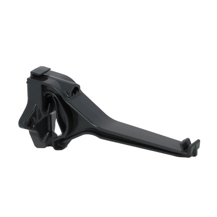 Nicoll Techtan Vodalis gootbeugel voor mastgoot, pvc, antraciet, RAL 7016, 140 mm 