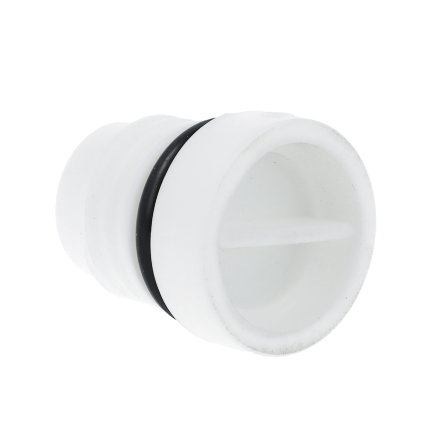 Henco Vision eindkap, pvdf, 1x buitendraad, type VS-ENDCAP-M, epdm, ¾"