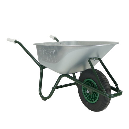 Fort kruiwagen met verzinkte bak, type 6B-80, 80 liter, draagvermogen 150 kg