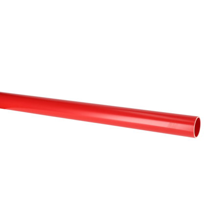 Verlengbuis voor invoerbocht, pvc, elektra/rood, d = 50 x 2500 mm 
