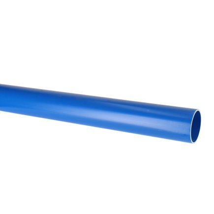 Verlengbuis voor invoerbocht, pvc, water/blauw, d = 50 x 5000 mm 