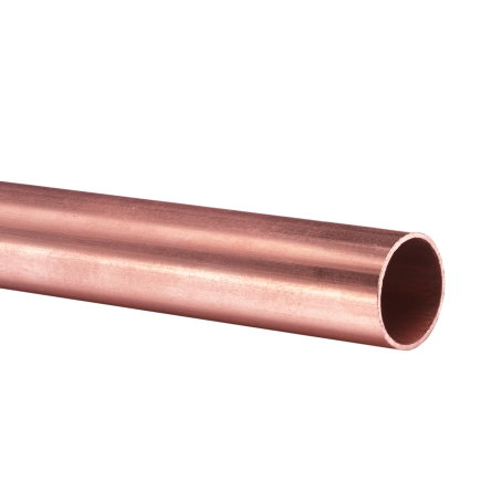 Halcor koelleiding, onge&iuml;soleerd, koper, &frac14;" x 0,76 mm, l = 15,24 m 