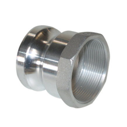 Camlock Schnellkupplung, M-Teil x Innengewinde, Aluminium, Typ A, ND 65 mm, d = 2½" 