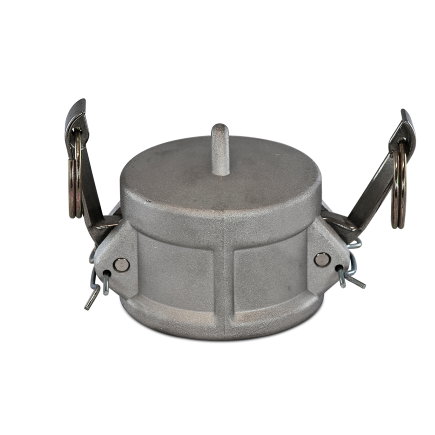 Camlock Verschlusskappe, V-Teil, Aluminium, Typ K, ND 65 mm, d = 2½" 