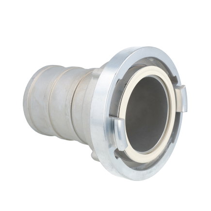 Storz Kupplung mit Schlaucht&uuml;lle, Aluminium, Knaggen 115 mm x 100 mm 