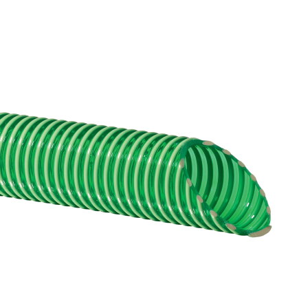 Fitt zuig- / persslang, Agroflex HD, pvc, groen, 76 x 85,6 mm, l = 50 m 