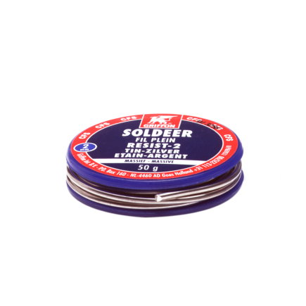 Griffon soldeertin, loodvrij, Resist-2, 97/3, tin/zilver, voor drinkwaterleiding, spoel à 50 gram