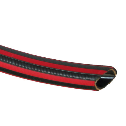 Trix Rotstrahl waterslang, rubber, zwart, 38 x 50 mm, l = maximaal 40 m 