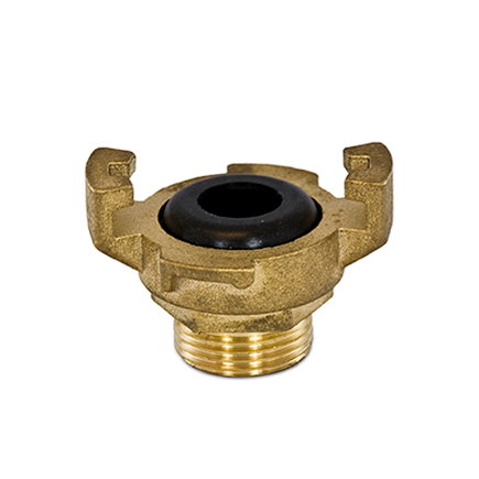 Express snelkoppeling met buitendraad, messing, 3/8" 