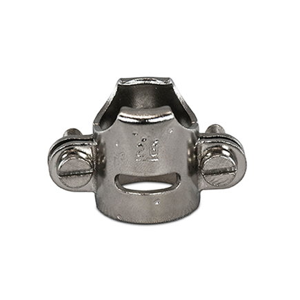 Express klemschaal, staal, verzinkt, 19 - 21 mm, voor 25 mm slang 