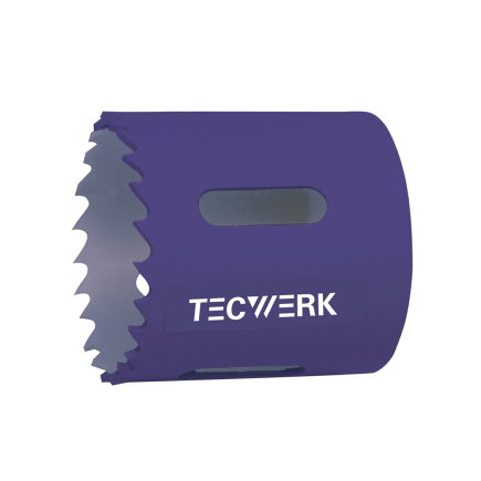 Tecwerk gatenzaag, HSS-Co8, zonder opnameschacht, snijdiepte 38 mm, zaagdiameter 54 mm 