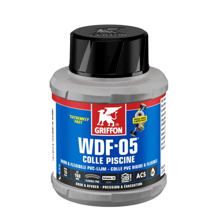 Griffon hard pvc lijm, WDF-05, bus à 250 ml 