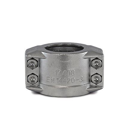Spannloc klemschalen, rvs, 22 x 24 mm, voor 13 mm slang 