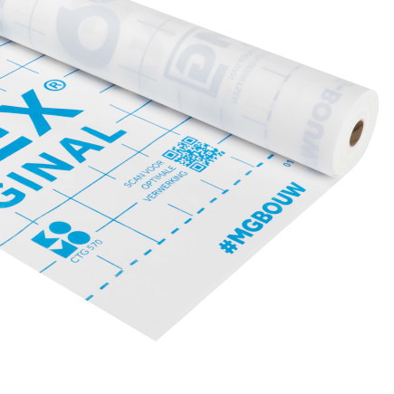 Polytex waterkerende damp-open folie, type Original, 3-laags spinvlies folie, b = 1,5 m, l = 50 m 
