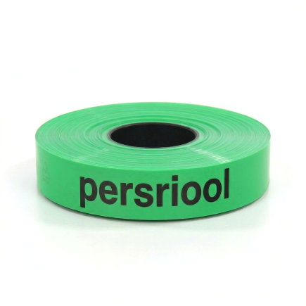 Waarschuwingslint, polyetheen, persriool, groen, l = 250 m 