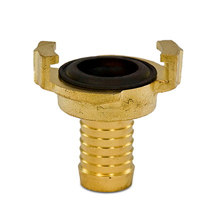 Nuvra GK koppeling met slangtule, messing, 25 mm 