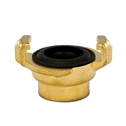 Nuvra GK koppeling met binnendraad, messing, 1" 