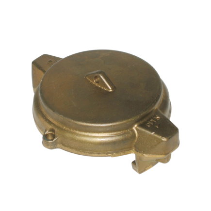 Tankwagen koppeling afsluitkap, type MB, messing, voor M-deel ND 50 