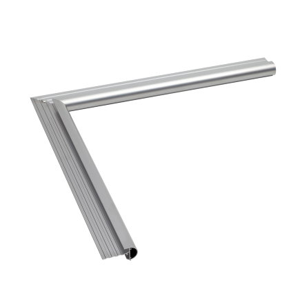 Roval binnenhoek voor daktrim met kraalrand, 26 mm, 500 x 500 mm 