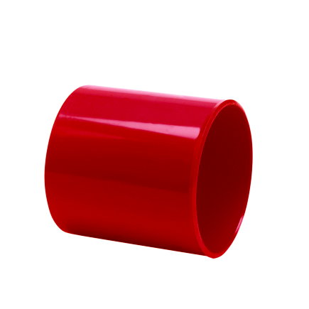Nuvra mof voor verlenging invoerbocht, 2x inwendig lijm, pvc, elektra/rood, d = 50 mm 