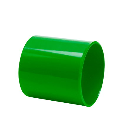 Nuvra mof voor verlenging invoerbocht, 2x inwendig lijm, pvc, CAI/groen, d = 50 mm 