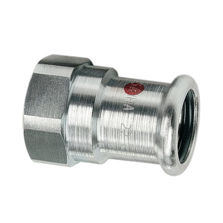 Sanha schroef koppeling, type Therm, staal, binnendraad x pers, epdm, ¾" x 22 mm 