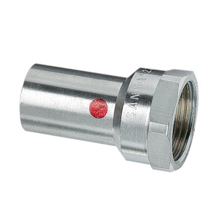 Sanha schroef koppeling, type Therm, staal, binnendraad x spie, epdm ¾" x 22 mm 