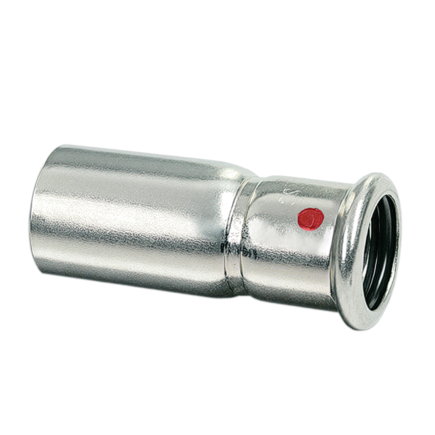 Sanha verloop koppeling, type Therm, staal, spie x pers, epdm, 22 x 15 mm 