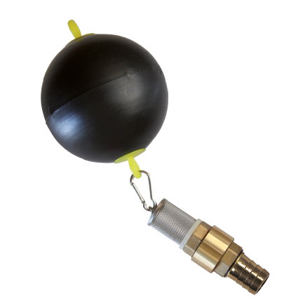 Garantia vlotterbal met zuigaansluiting, 1" aansluiting