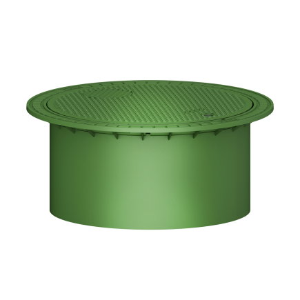 Platin opzetschacht voor Platin regenwatertank, incl. deksel, d = 78 cm, h = 36 cm 
