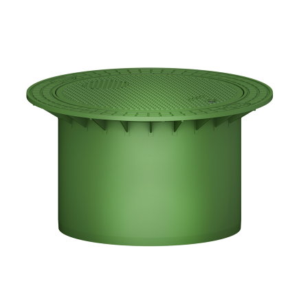 Platin opzetschacht voor Platin regenwatertank, incl. deksel, d = 85 cm, h = 47,6 cm 