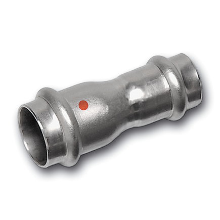 Sanha NiroTherm verloop koppeling, 2x pers, 22 x 15 mm