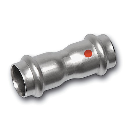 Sanha NiroTherm koppeling, 2x pers, 15 mm