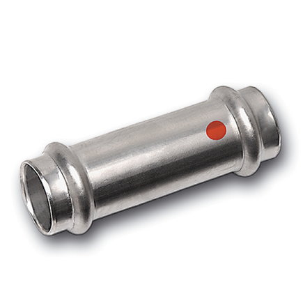 Sanha NiroTherm overschuif koppeling, 2x pers, 15 mm