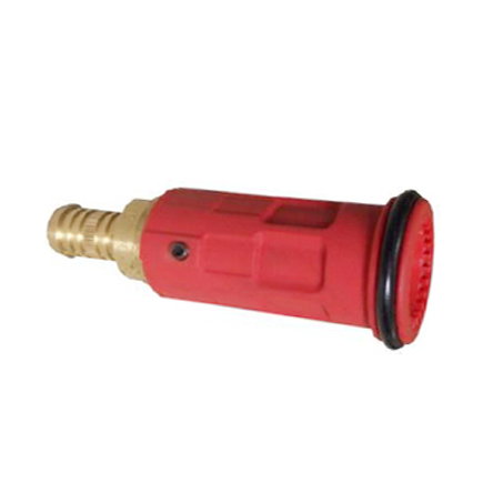 Straalpijp voor brandhaspelslang, type Euro, rood, slangtule, 25 mm
