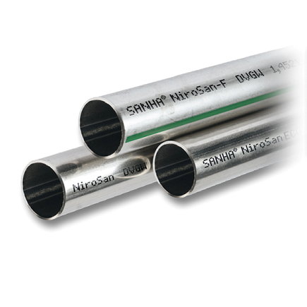 Sanha NiroSan buis, rvs 316L, l = 6 m, 42 x 1,5 mm 