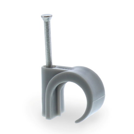Mepac spijkerclip, voor flexbuis, type SB-SP 16/19 G, grijs, 16 - 19 mm, 100 stuks 