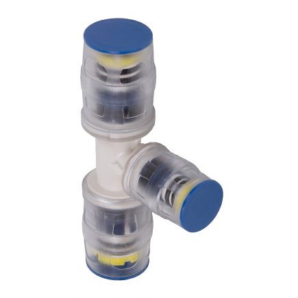 Ke kelit Kelox Protec Clix verloop T-stuk 90&deg;, ppsu, pa, 3x steek, 20 x 20 x 16 mm 
