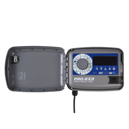 K-Rain beregeningscomputer, type PRO EX 3.0 wifi voorbereid, 4 stations, outdoor, incl. 230 V trafo