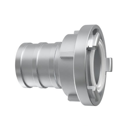 Storz koppeling met slangtule, aluminium, 3 nokken, 160 x 150 mm