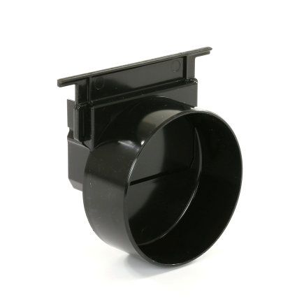 Nicoll Verschlusskappe, Modell Connecto 100, Ablauf 110 mm, schwarz, für Art.-Nr. 254299 und 254338 