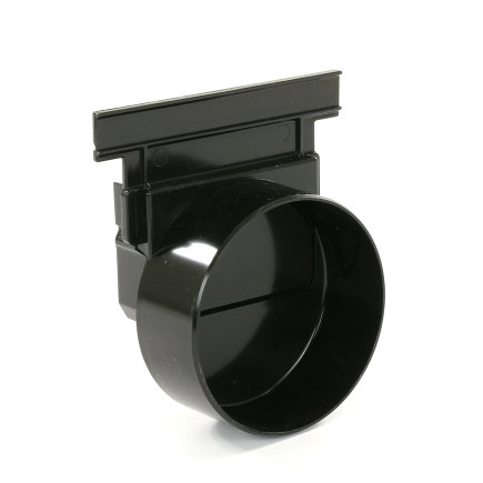 Nicoll eindkap, type Connecto 100, uitlaat 110 mm, zwart, voor art.nr. 254298, 254339 en 254341 