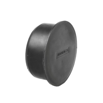 Dyka Solydo EasyFit eindkap, pp, zwart, 75 mm 