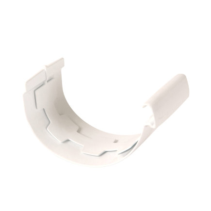 Nicoll Techtan Vodalis verbindingsstuk voor mastgoot pvc, wit, RAL 9010, 140 mm 