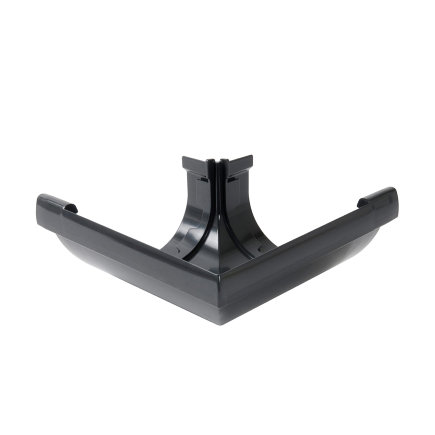 Nicoll Techtan Vodalis buitenhoekstuk voor mastgoot, 90°, pvc, antraciet, RAL 7016, 140 mm 