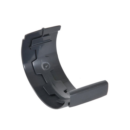 Nicoll Techtan Vodalis verbindingsstuk voor mastgoot pvc, antraciet, RAL 7016, 140 mm 