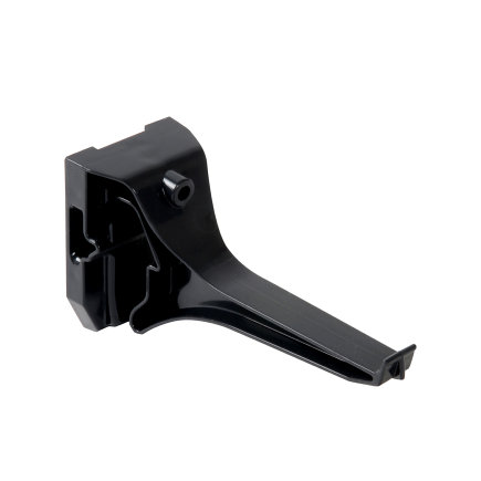 Nicoll Techtan Vodalis gootbeugel voor mastgoot, pvc, zwart, RAL 9011, 140 mm