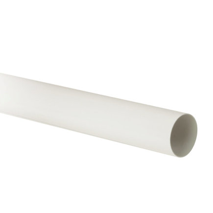 Nicoll Techtan Fallrohr, PVC, weiß, RAL 9010, 80 mm, l = 4 m 
