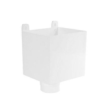 Nicoll Techtan hwa vergaarbak, pvc, wit, RAL 9010, 80 mm 