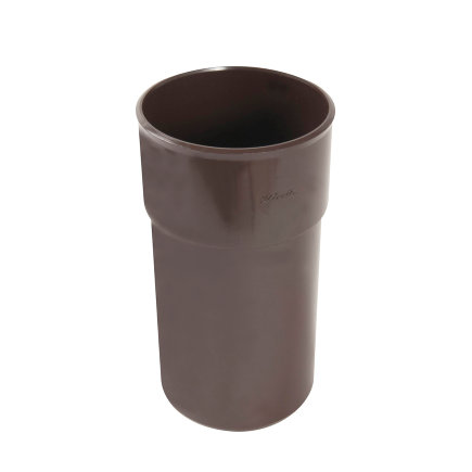 Nicoll Techtan hwa mof, pvc, inwendig lijm x spie, bruin, RAL 8017, 80 mm 